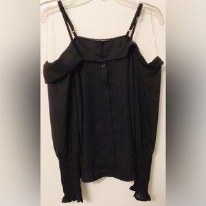 Fashion nova Black Women's Off-Shoulder Top size L
